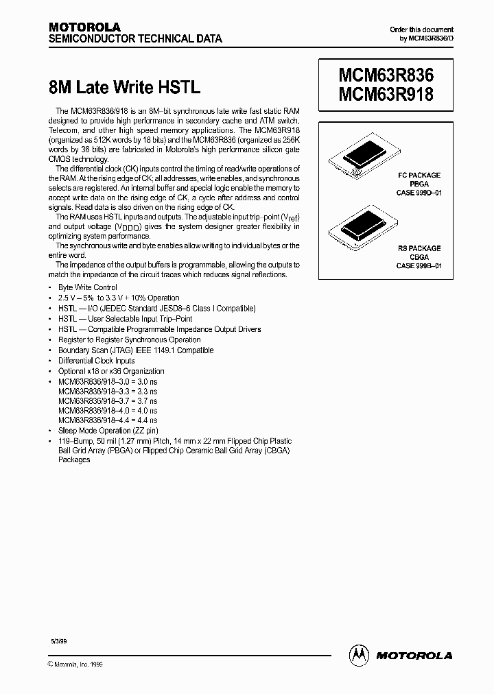 MCM63R918_2109318.PDF Datasheet