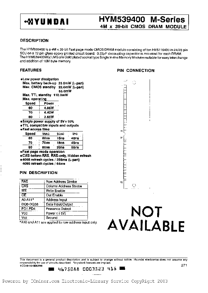 HYM539400MG-70_2109177.PDF Datasheet