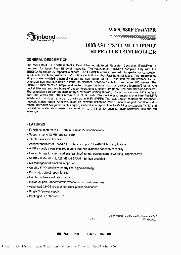 W89C880F_2111660.PDF Datasheet