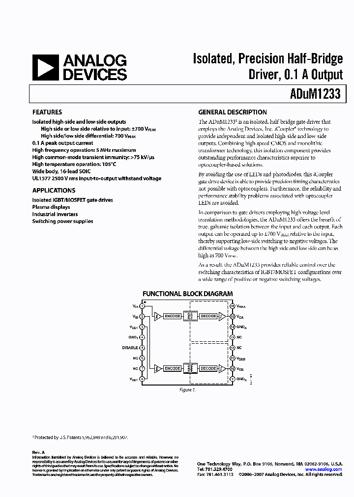 ADUM1233BRWZ-RL_2112268.PDF Datasheet