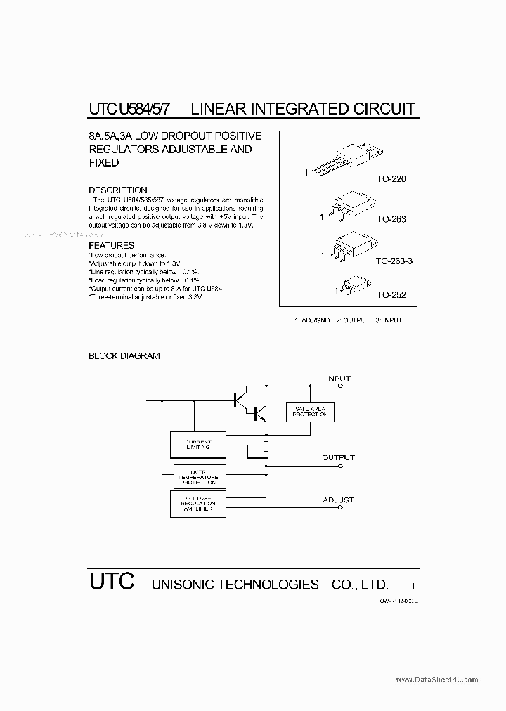 UTCU584_2117198.PDF Datasheet