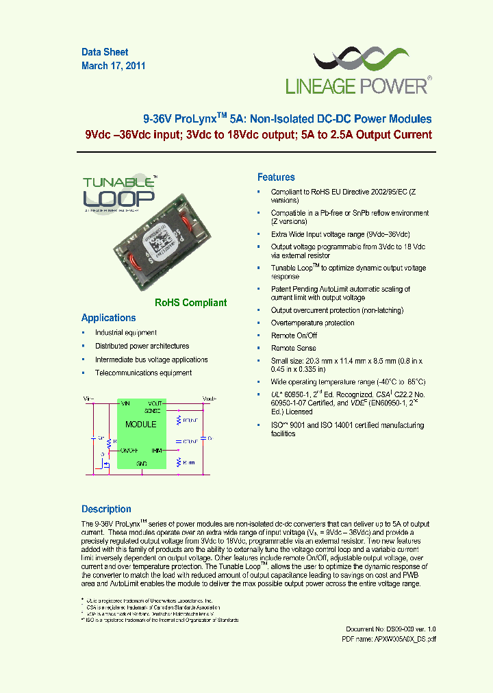 APXW005A0X11_2118851.PDF Datasheet