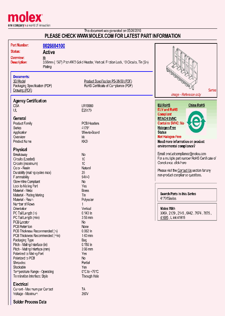 26-60-4100_2120861.PDF Datasheet