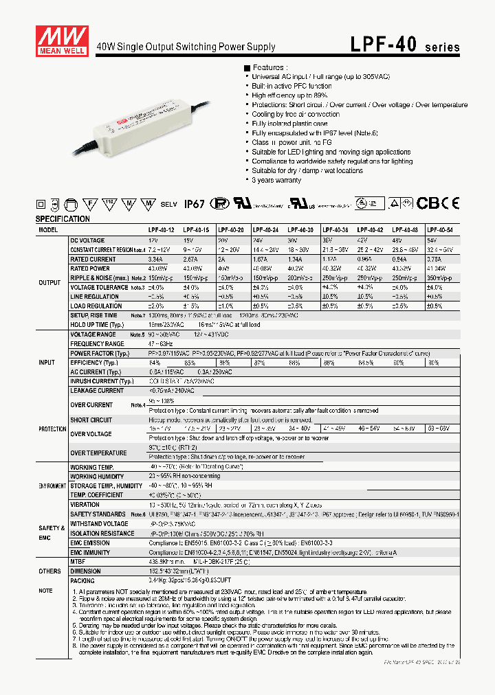 LPF-40-48_2123845.PDF Datasheet