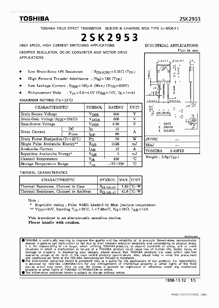 K2953_2124120.PDF Datasheet