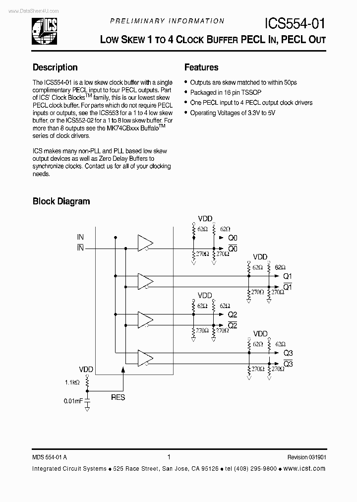 ICS554-01_2124424.PDF Datasheet