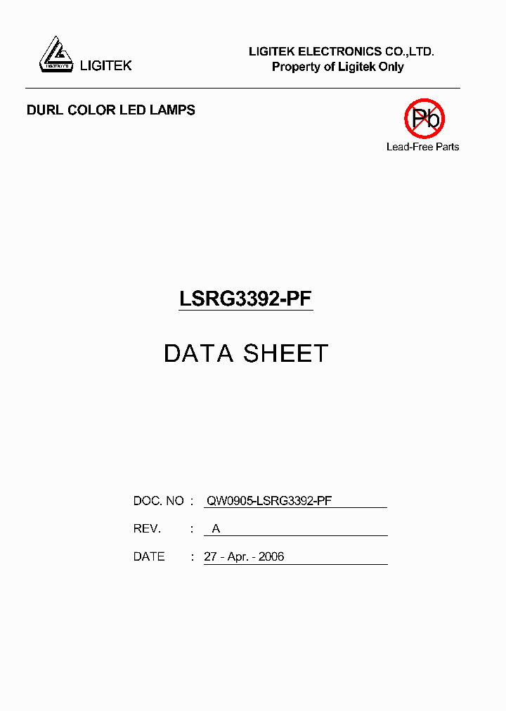 LSRG3392-PF_2128355.PDF Datasheet