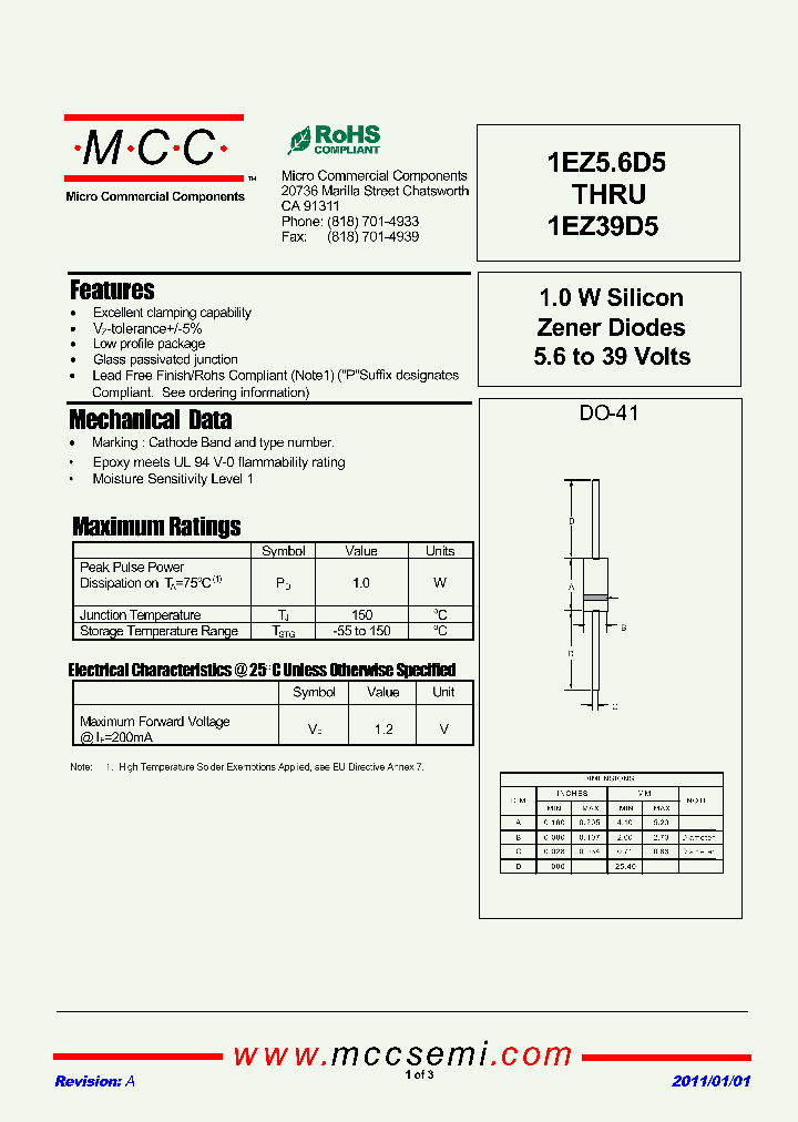 1EZ68D5_2129656.PDF Datasheet