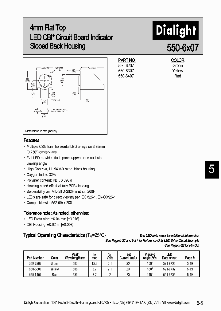 550-6207_2133673.PDF Datasheet