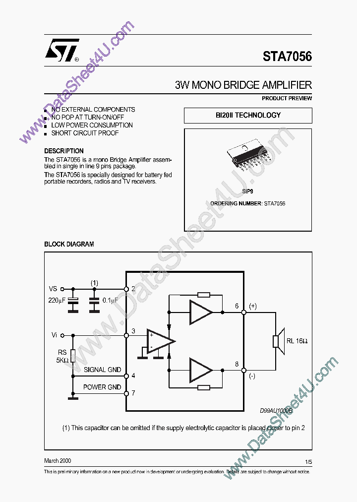STA7056_2133886.PDF Datasheet