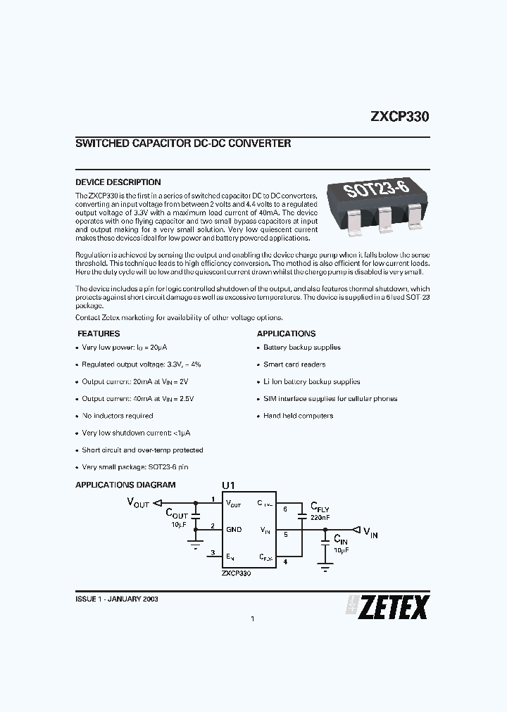 ZXCP330_2135846.PDF Datasheet