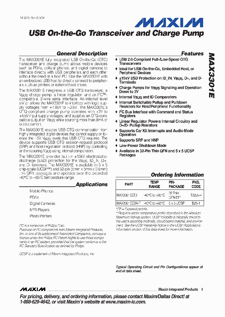 MAX3301EEBA-T_2138514.PDF Datasheet