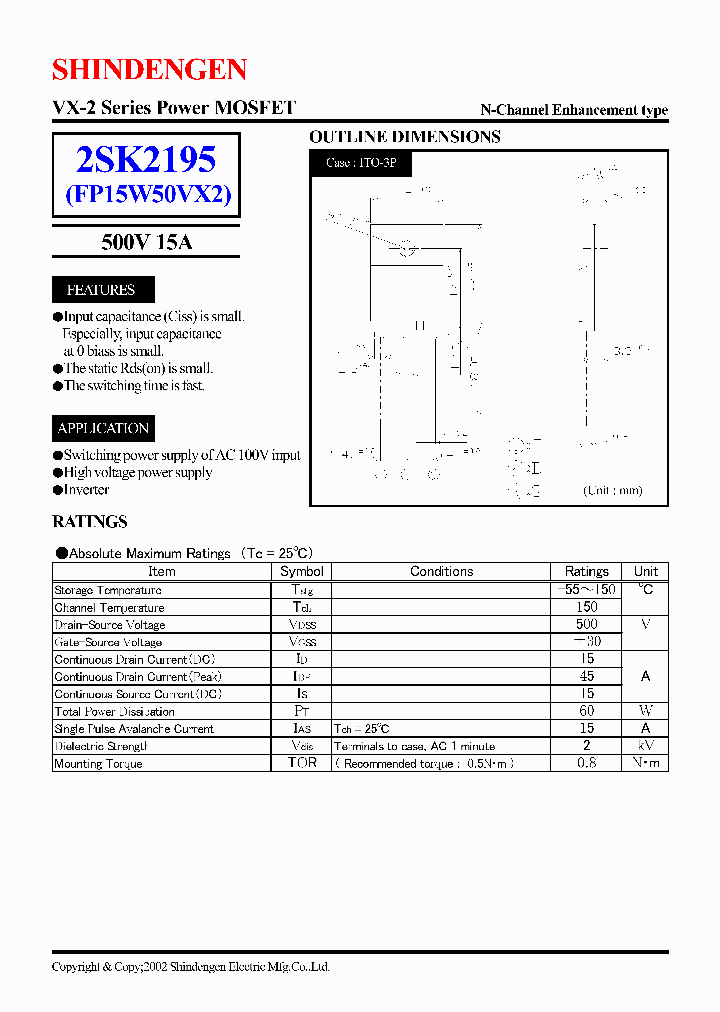 2SK2195_2138766.PDF Datasheet