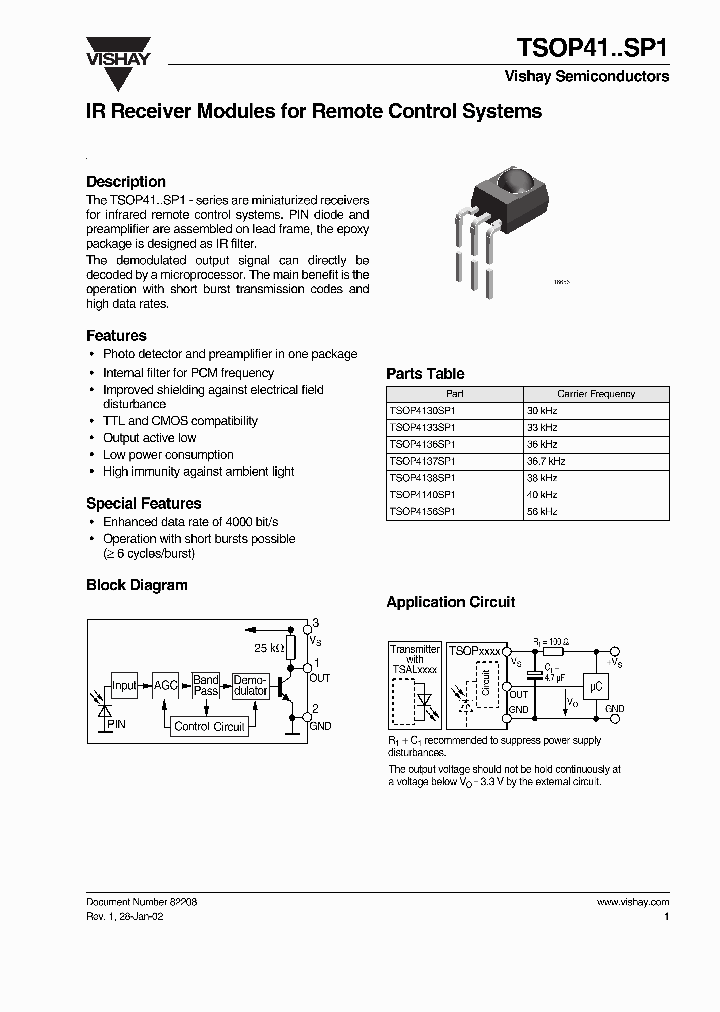 TSOP41SP1_2140143.PDF Datasheet