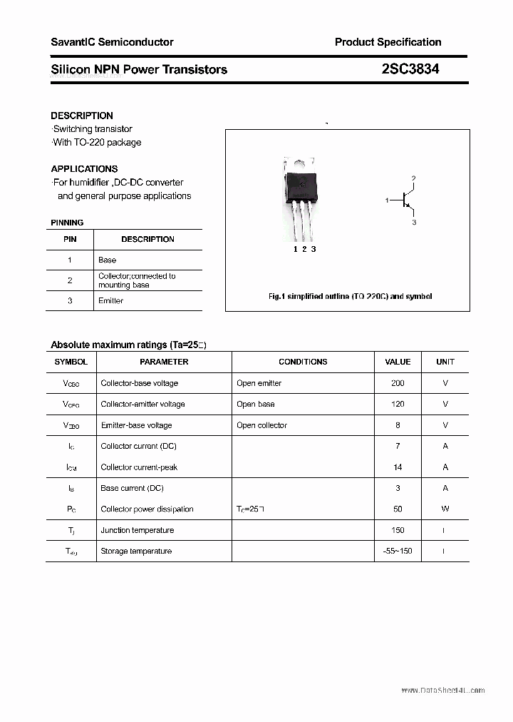 2SC3834_2147587.PDF Datasheet