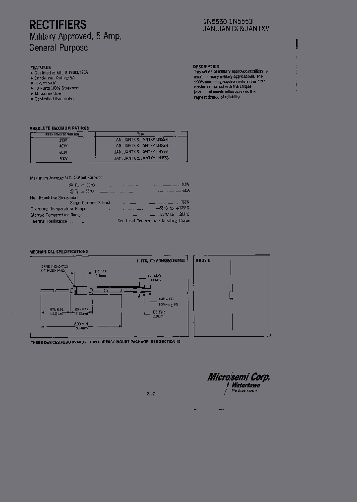 JANTX1N5552_2150199.PDF Datasheet