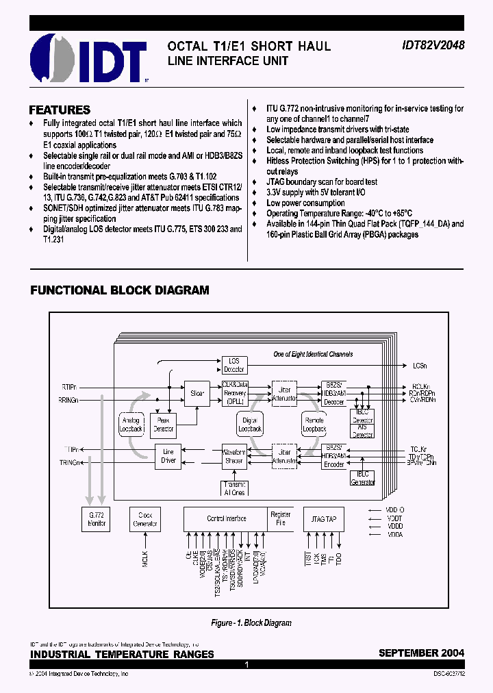 IDT82V2048_2151894.PDF Datasheet