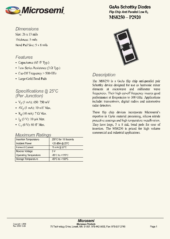 MS8250-P2920_2152290.PDF Datasheet