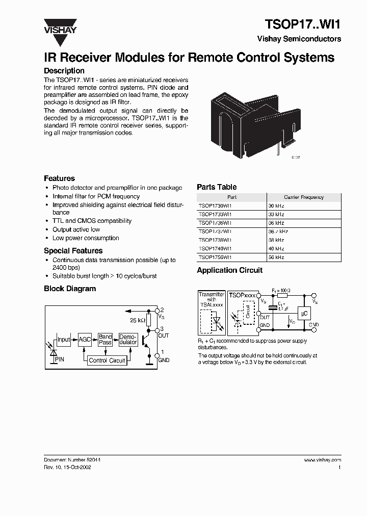TSOP17WI1_2154358.PDF Datasheet