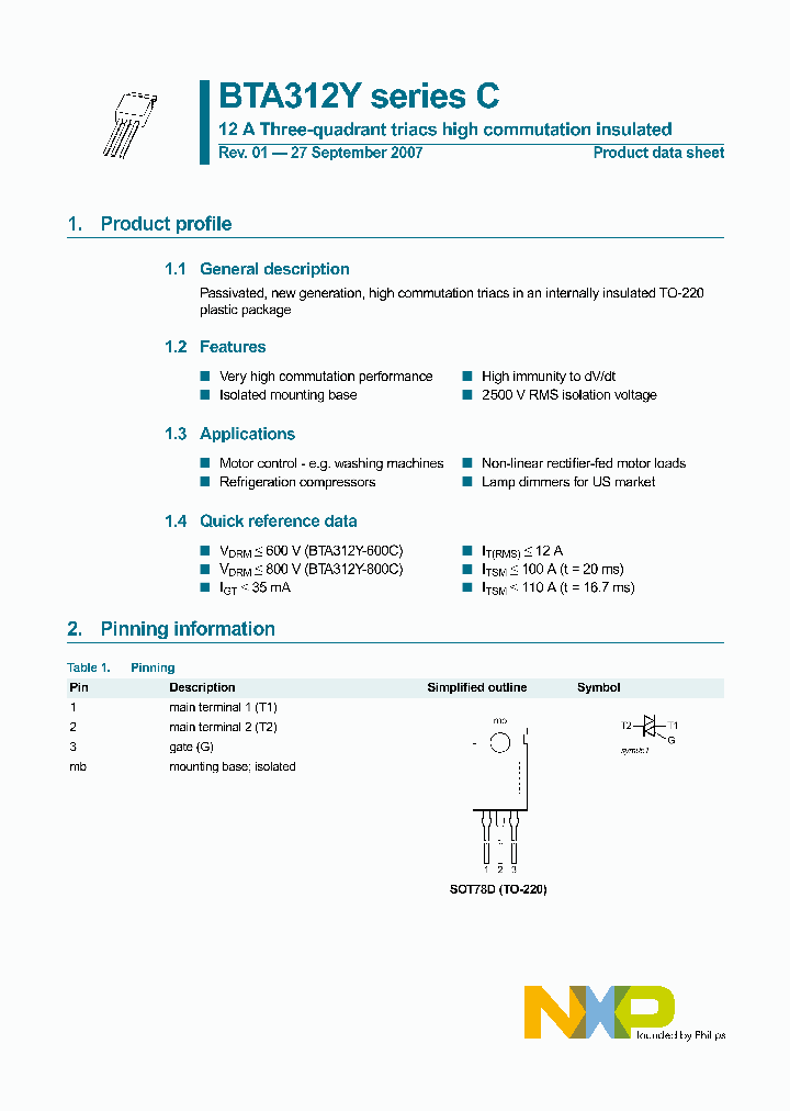 BTA312Y-800C_2154672.PDF Datasheet