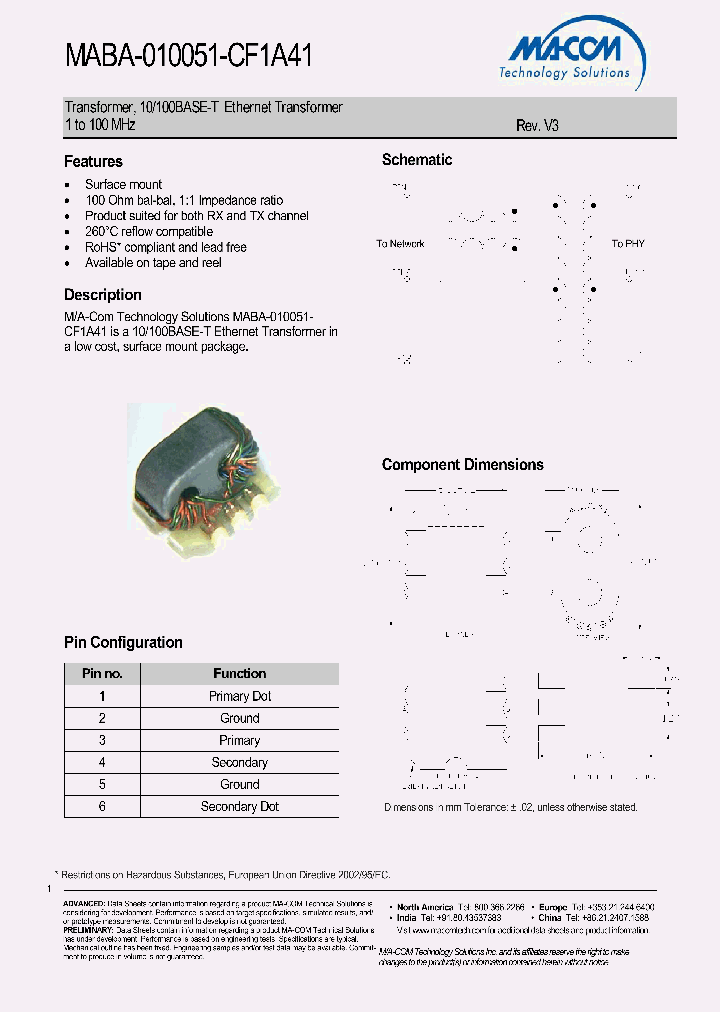 MABA-010051-CF1ATB_2157420.PDF Datasheet