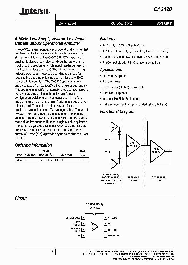 CA3420_2158562.PDF Datasheet