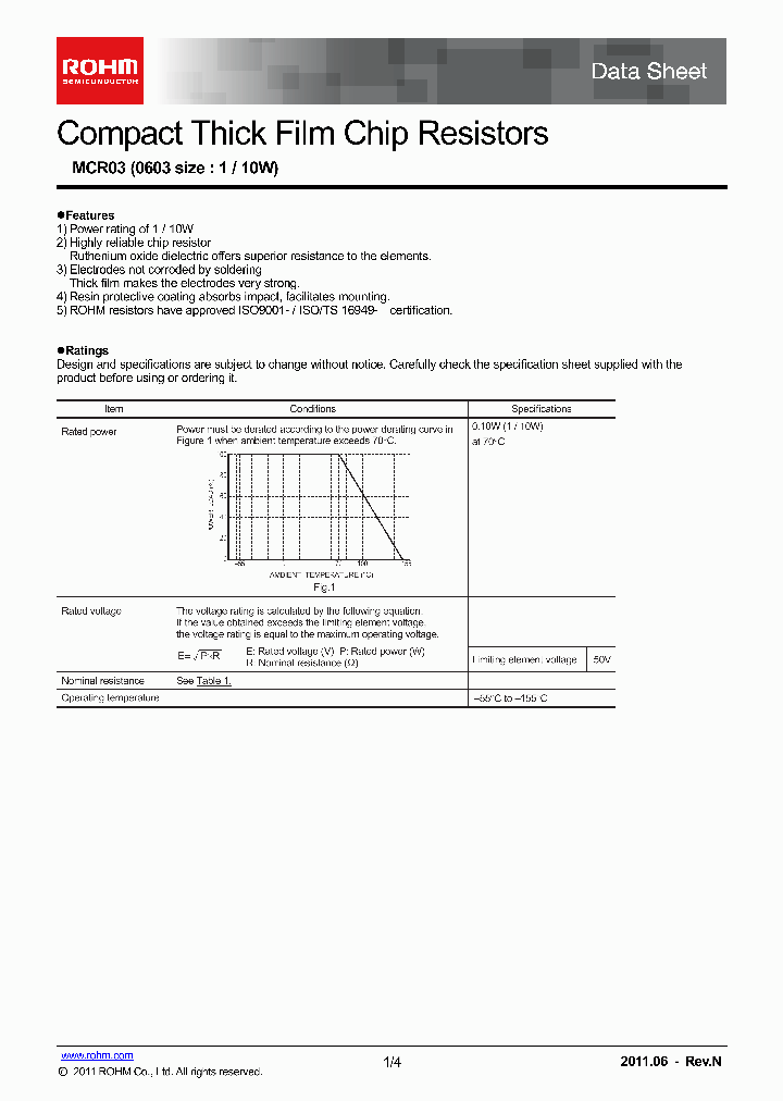 MCR03PZPIFXD_2160230.PDF Datasheet