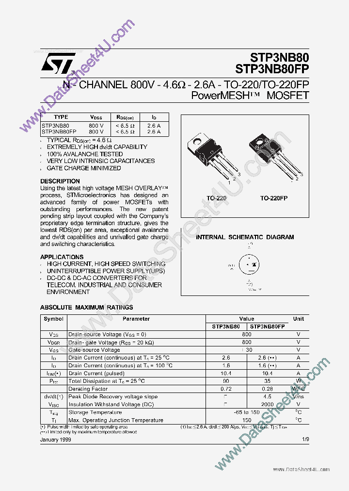 P3NB80_2160077.PDF Datasheet