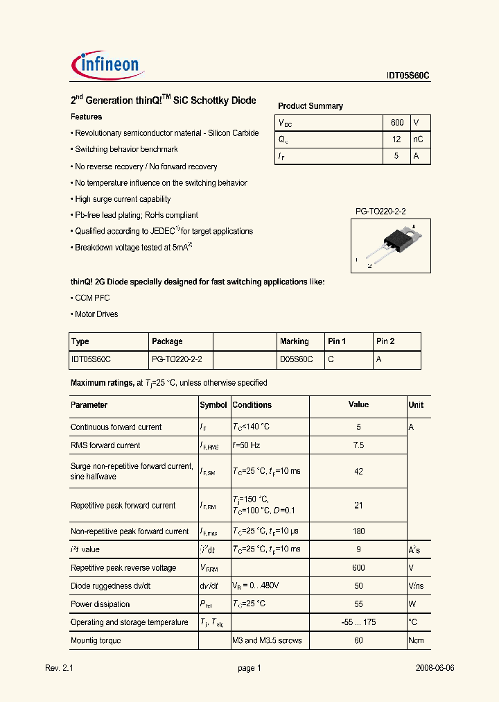 IDT05S60C08_2163104.PDF Datasheet