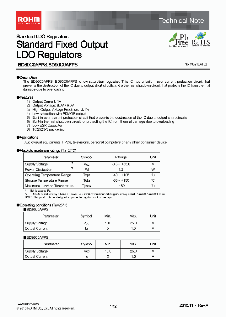 BD80C0AFPS_2164511.PDF Datasheet