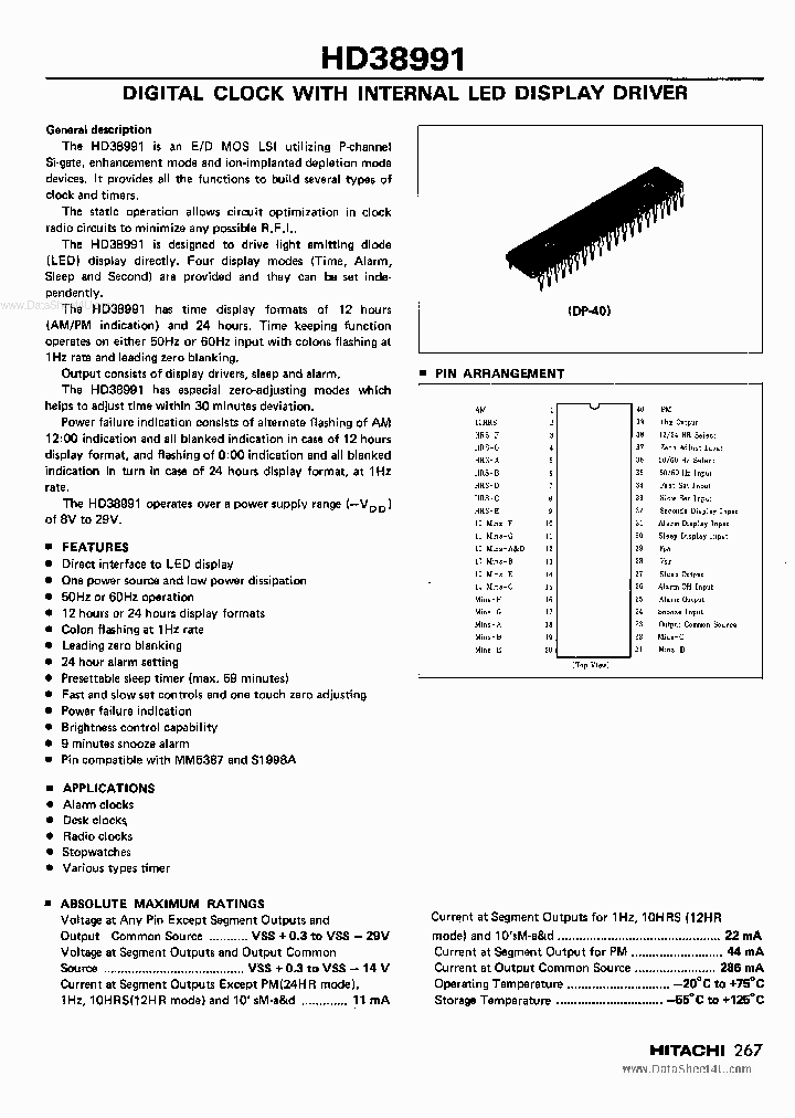 HD38991_2165451.PDF Datasheet