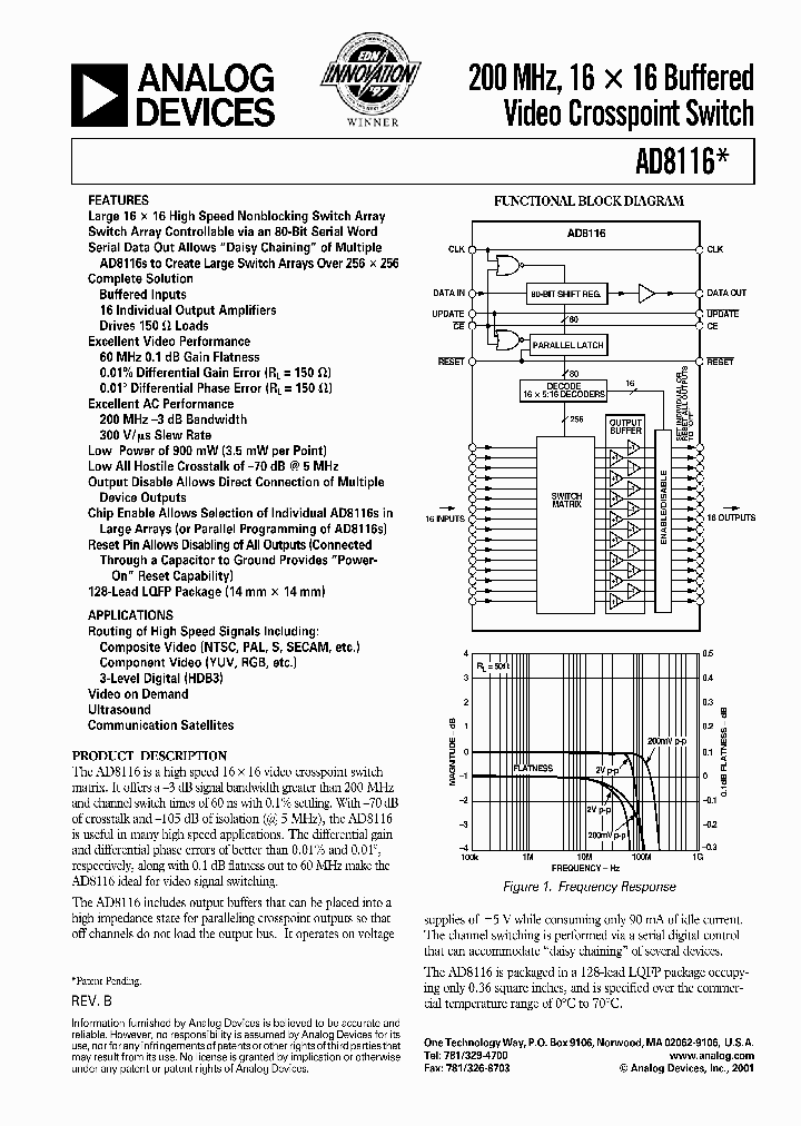 AD8116_2166956.PDF Datasheet