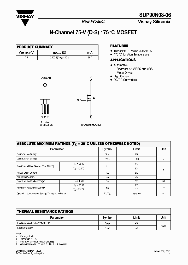 SUP90N08-06_2167306.PDF Datasheet