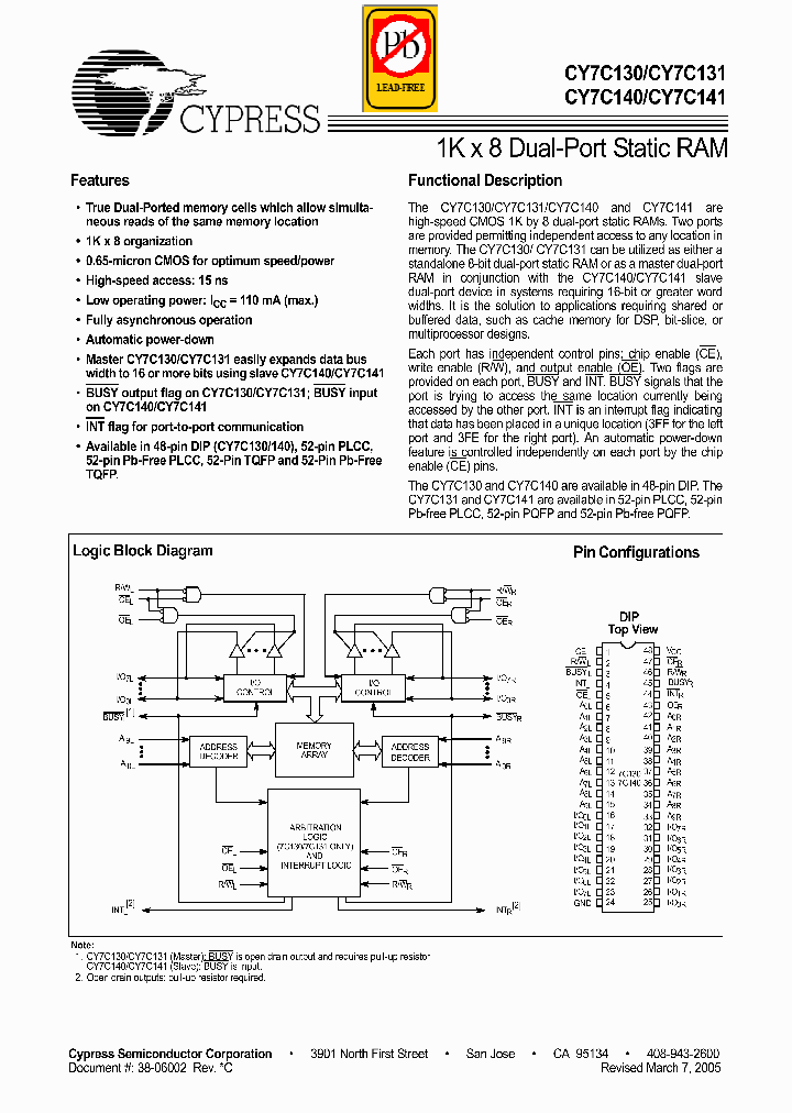 CY7C131-15JCT_2167419.PDF Datasheet