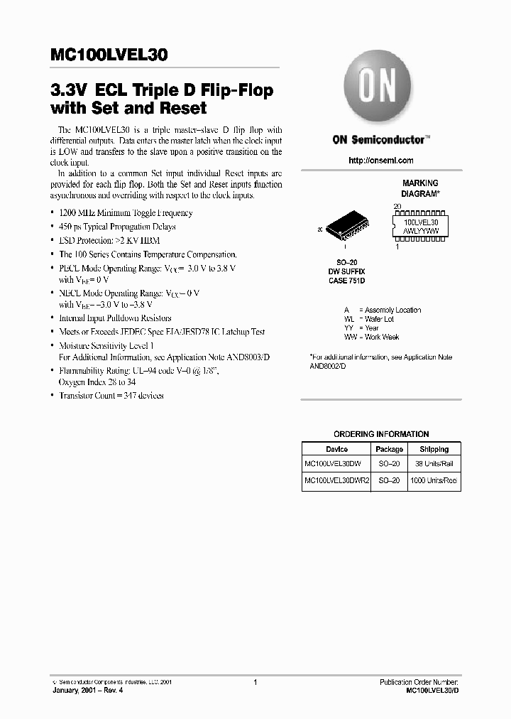 MC100LVEL30-D_2171380.PDF Datasheet