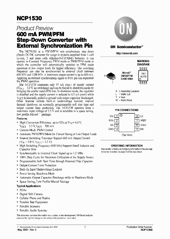 NCP1530-D_2171389.PDF Datasheet