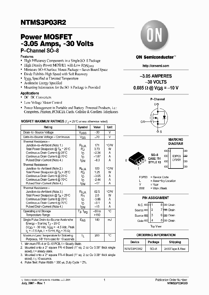 NTMS3P03R2-D_2169153.PDF Datasheet