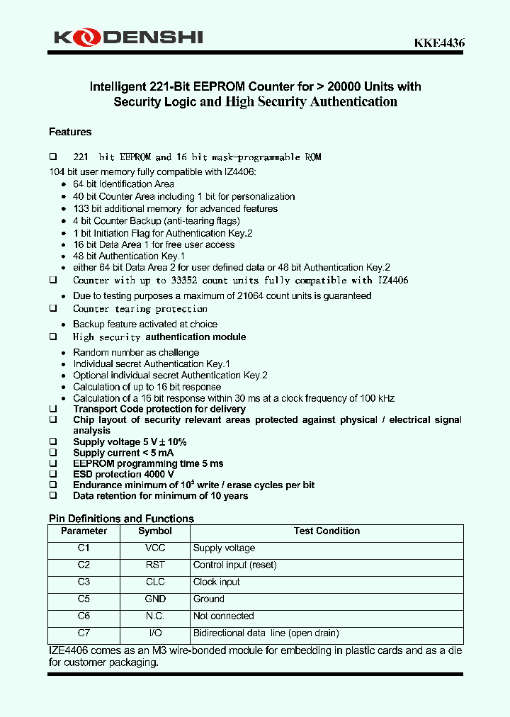 KKE4436_2173138.PDF Datasheet