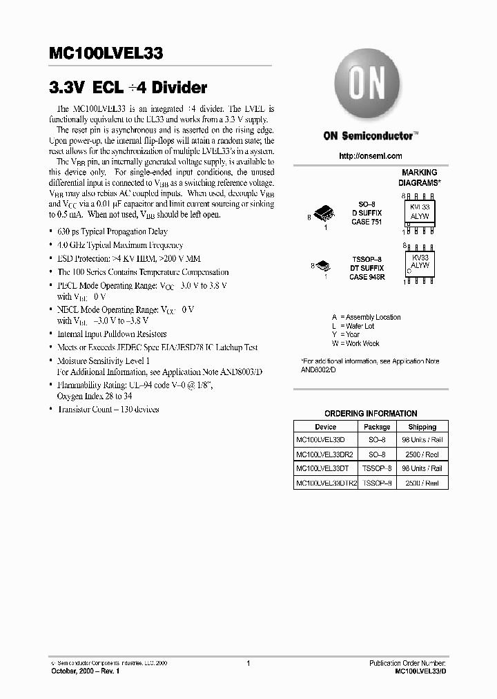 MC100LVEL33-D_2174751.PDF Datasheet