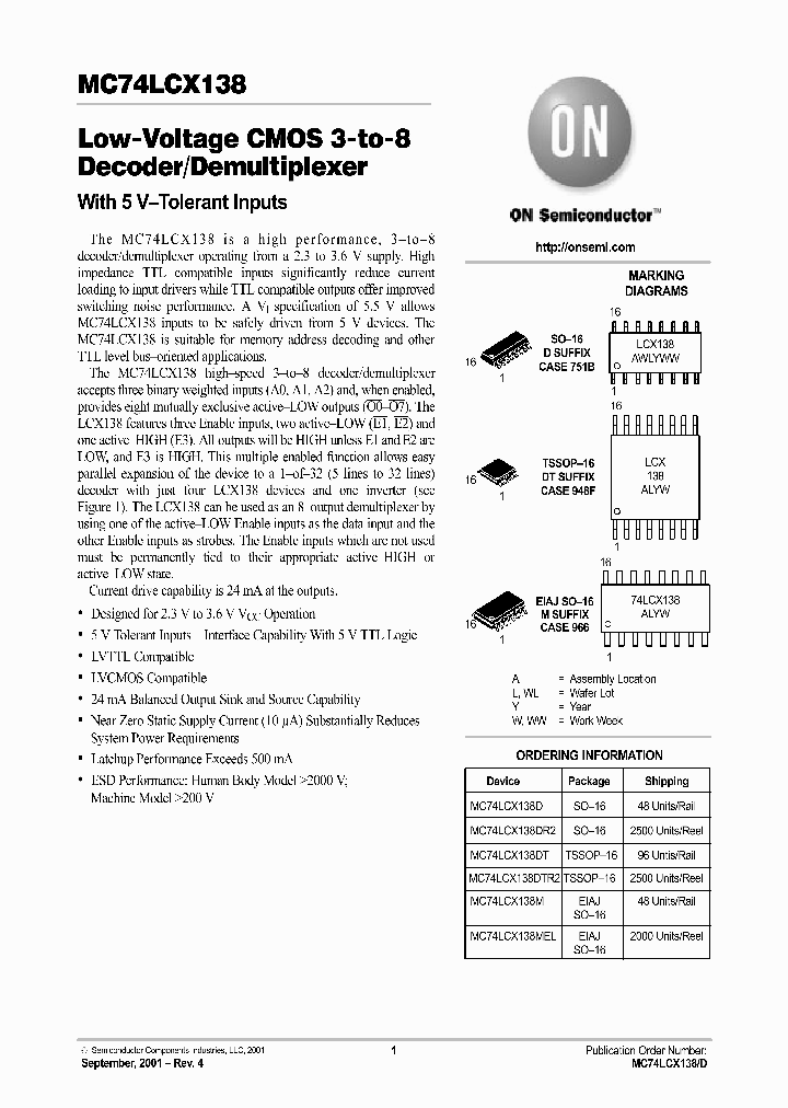 MC74LCX138-D_2176206.PDF Datasheet