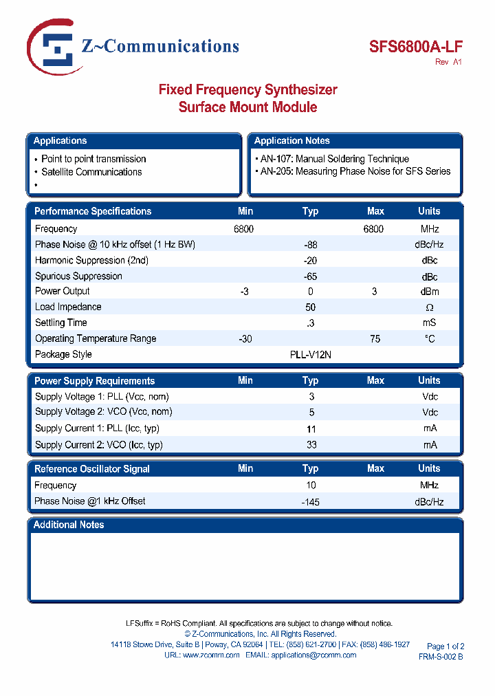 SFS6800A-LF_2177198.PDF Datasheet