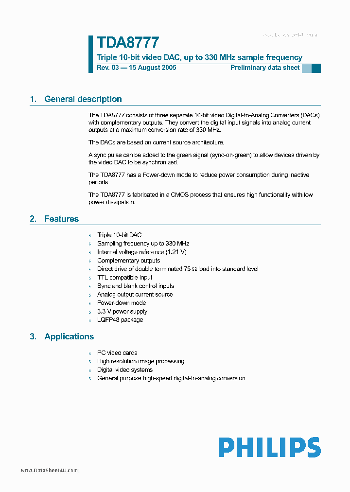 TDA8777_2176965.PDF Datasheet