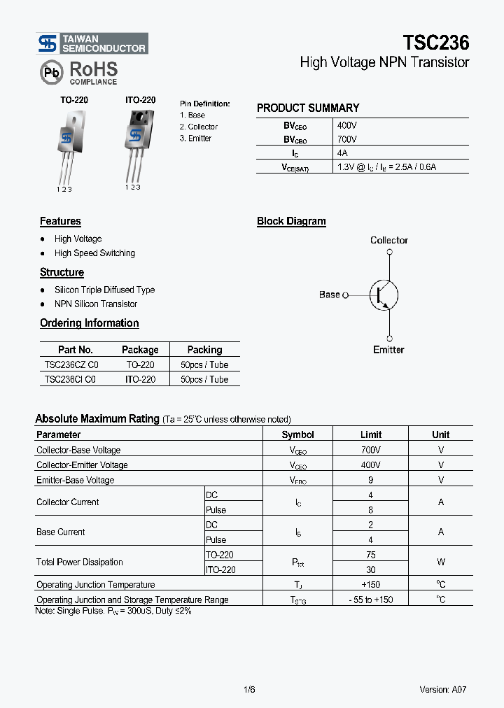 TSC236CIC0_2180183.PDF Datasheet