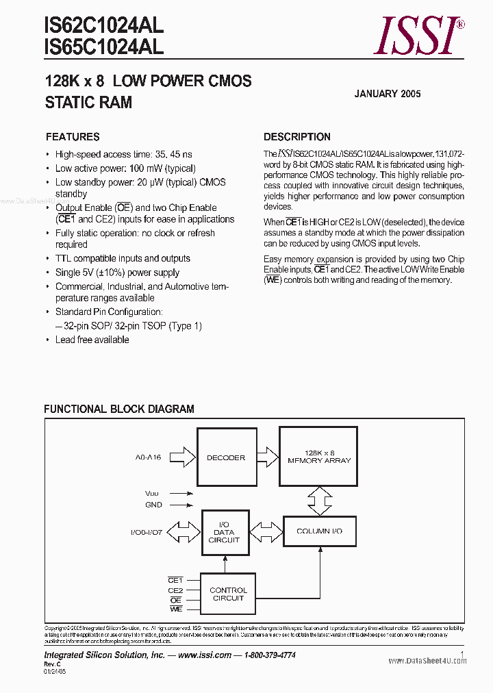 IS62C1024AL_2178644.PDF Datasheet