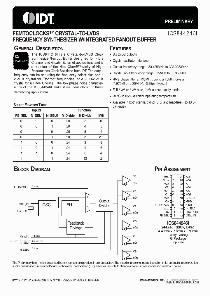 ICS844246I_2178816.PDF Datasheet