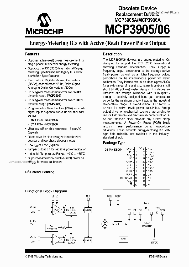MCP3905_2180273.PDF Datasheet