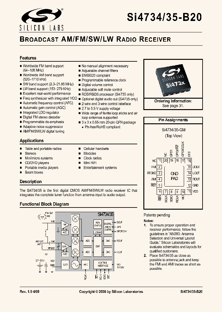 SI4735-B-EVB_2188182.PDF Datasheet