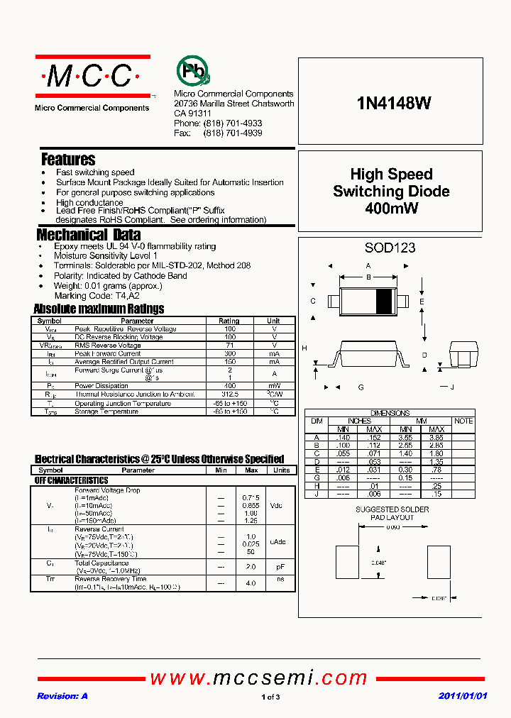1N4148W_2193664.PDF Datasheet