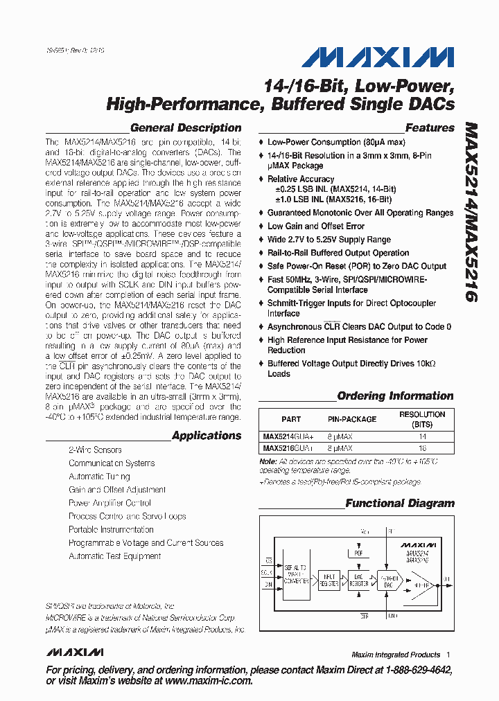 MAX5214_2194278.PDF Datasheet
