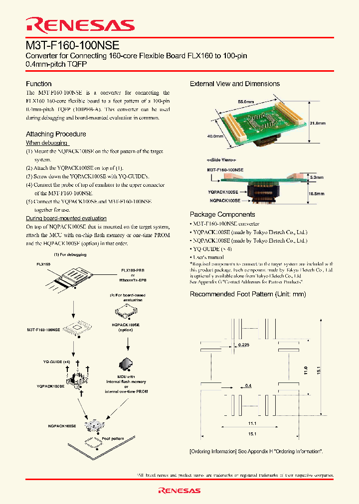M3T-F160-100NSE_2196523.PDF Datasheet